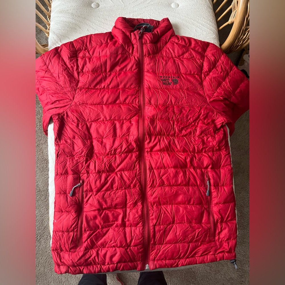 Mountain Hardwear Vivid Red Quilted Jacket